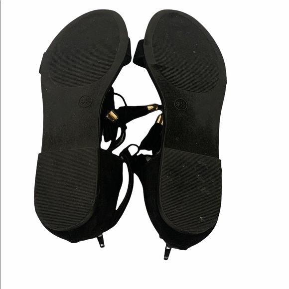 Candies Tie Flat Sandals - Picture 2 of 5